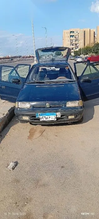 سكودا فيليشيا 1995 أزرق غامق مستعملة للبيع