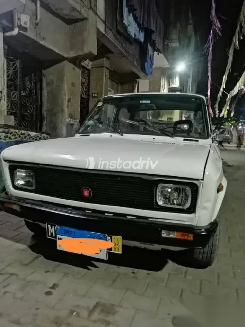فيات 128 1984 أبيض مستعملة للبيع - 2