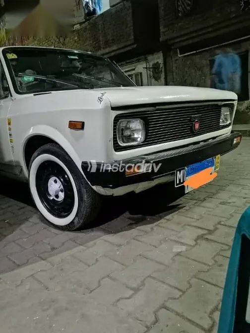 فيات 128 1984 أبيض مستعملة للبيع - 3
