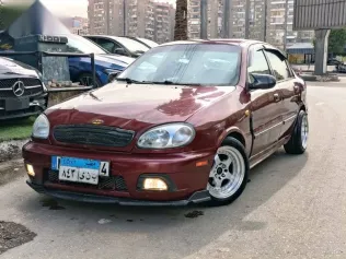 شيفروليه لانوس 2011 أحمر مستعملة للبيع