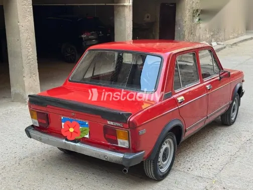فيات 128 1986 أحمر مستعملة للبيع - 4