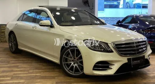 مرسيدس S 560 2018 أبيض مستعملة للبيع - 3