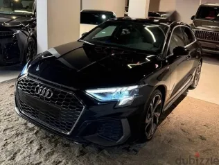 اودي A3 2022 أسود مستعملة للبيع