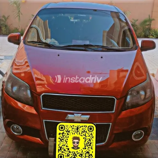 شيفروليه افيو 2015 أحمر غامق مستعملة للبيع - 5