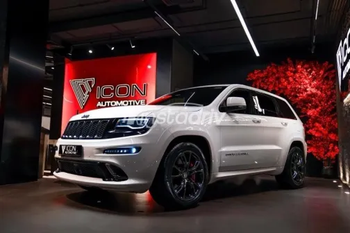 جيب جراند شيروكي 2016 أبيض مستعملة للبيع - 2