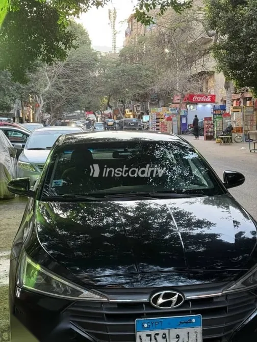 هيونداي إلنترا 2020 أسود مستعملة للبيع - 7