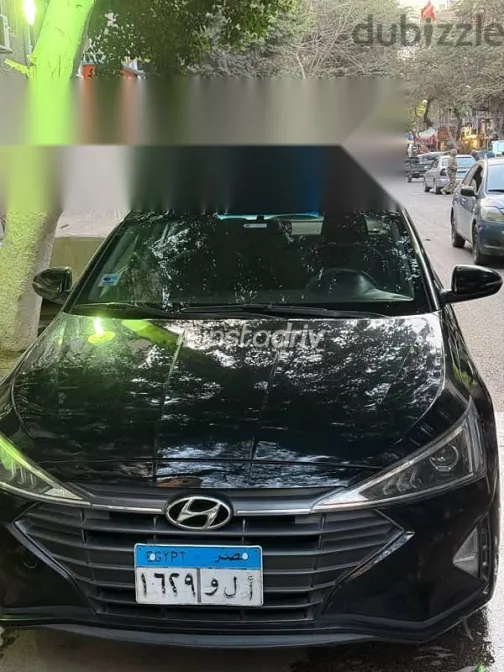 هيونداي إلنترا 2020 أسود مستعملة للبيع - 8