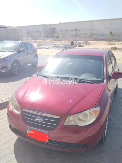 هيونداي إلنترا اتش دى 2007 أحمر مستعملة للبيع - 2