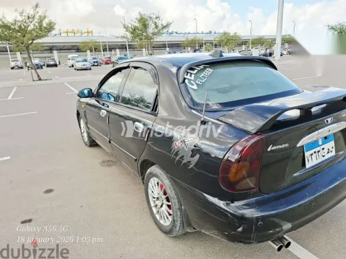 دايو لانوس 2007 أسود مستعملة للبيع - 8