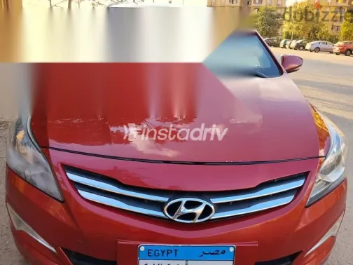 هيونداي اكسنت 2016 أحمر مستعملة للبيع - 3