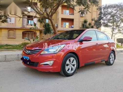 هيونداي اكسنت 2016 أحمر مستعملة للبيع - 6