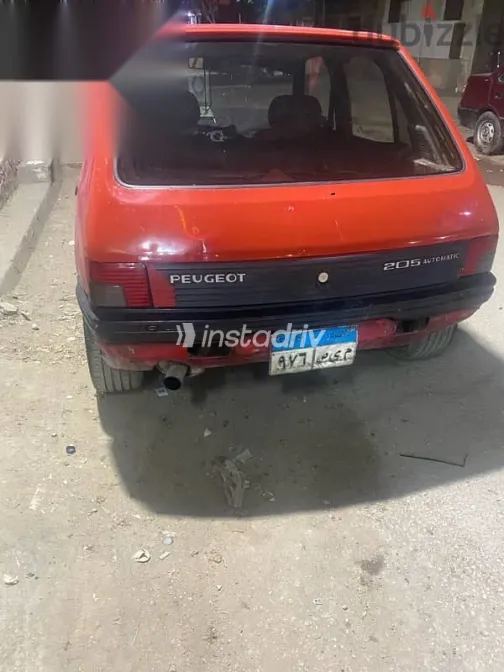 بيجو 205 1984 أحمر مستعملة للبيع - 2