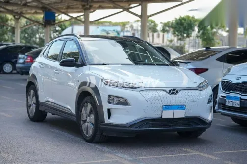 هيونداي كونا 2020 أبيض مستعملة للبيع - 3