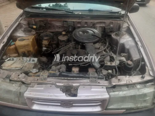 هيونداي اكسيل 1996 أبيض مستعملة للبيع - 1