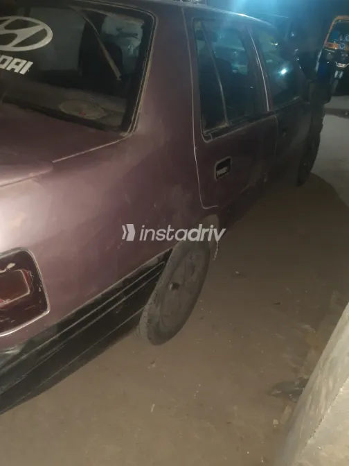 هيونداي اكسيل 1996 أبيض مستعملة للبيع - 9