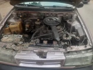 هيونداي اكسيل 1996 أبيض مستعملة للبيع