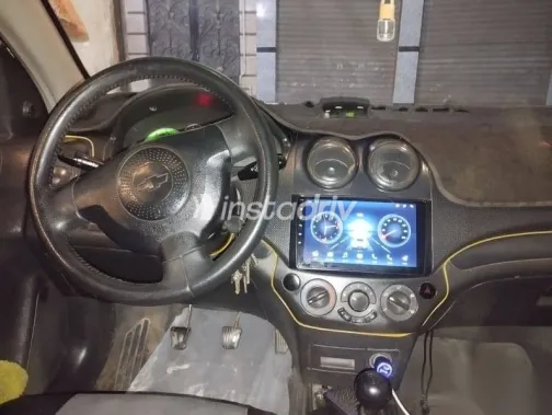 شيفروليه افيو 2007 أسود مستعملة للبيع - 4