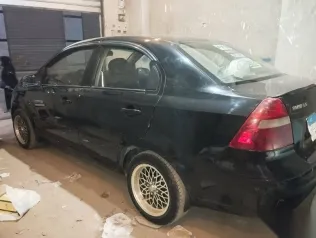 شيفروليه افيو 2007 أسود مستعملة للبيع