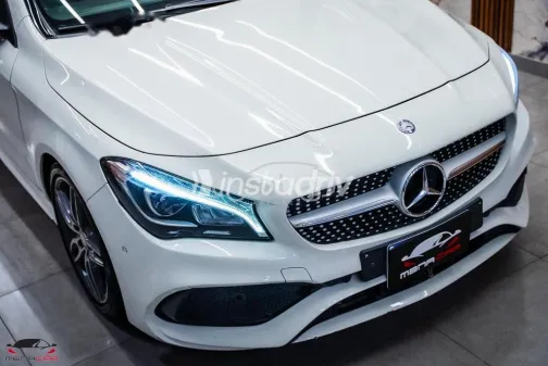 مرسيدس CLA 200 2018 أبيض مستعملة للبيع - 4