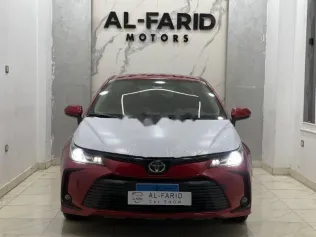 تويوتا كورولا 2021 أحمر مستعملة للبيع