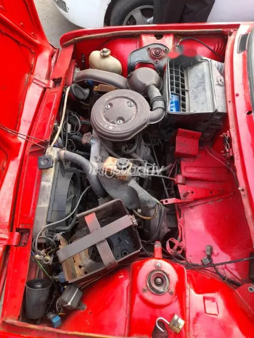 فيات 128 1986 أحمر مستعملة للبيع - 4