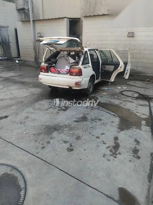 هيونداي اكسيل 1990 أبيض مستعملة للبيع - 4