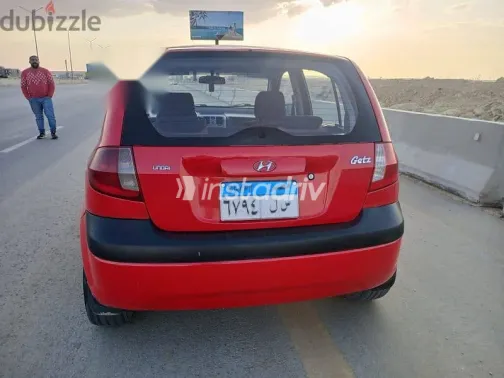 هيونداي جيتز 2007 أحمر مستعملة للبيع - 5
