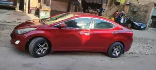هيونداي إلنترا ام دى 2012 أحمر غامق مستعملة للبيع