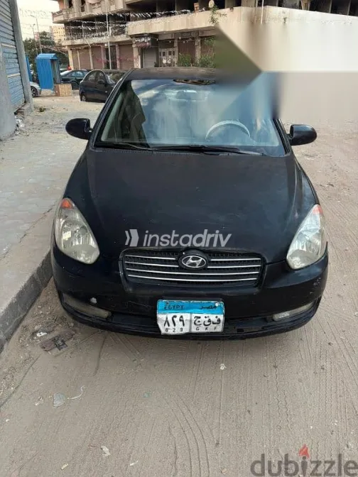 هيونداي اكسنت 2009 أسود مستعملة للبيع - 9
