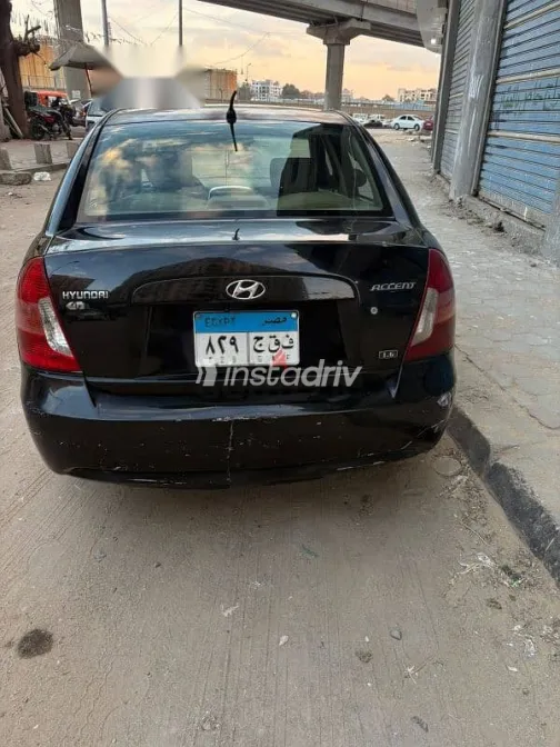 هيونداي اكسنت 2009 أسود مستعملة للبيع - 10