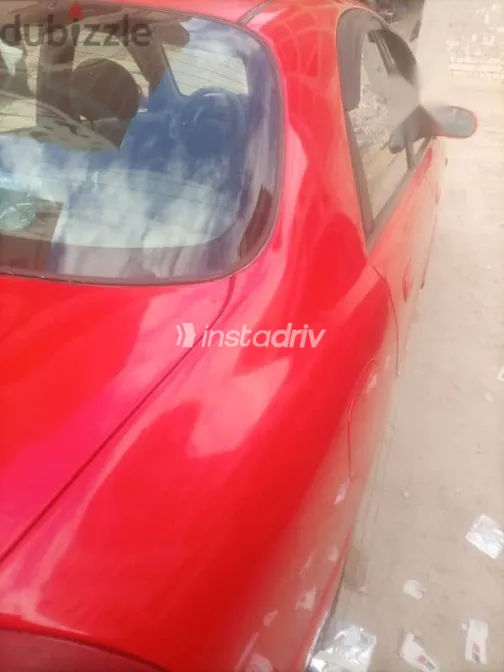 دايو لانوس 2002 أحمر مستعملة للبيع - 2