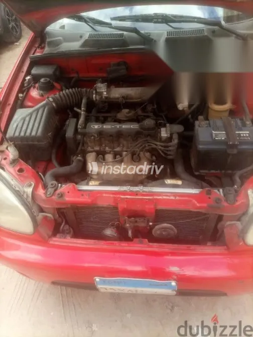 دايو لانوس 2002 أحمر مستعملة للبيع - 10