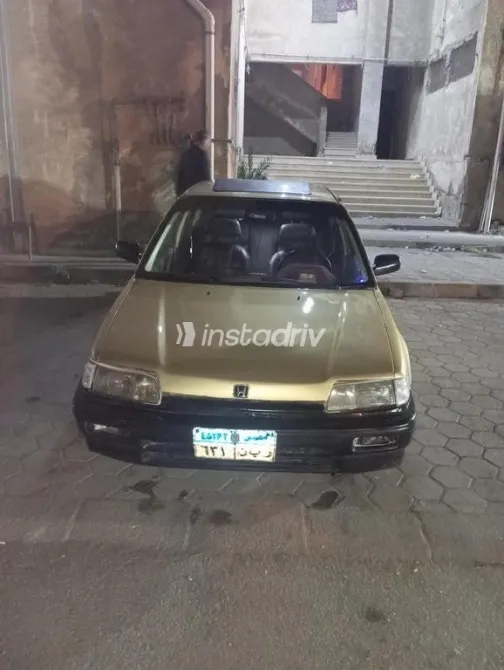هوندا سيفك 1990 ذهبي مستعملة للبيع - 2