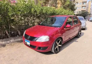 رينو لوجان 2011 أحمر مستعملة للبيع