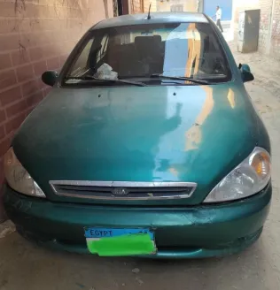 كيا ريو 2001 أخضر مستعملة للبيع