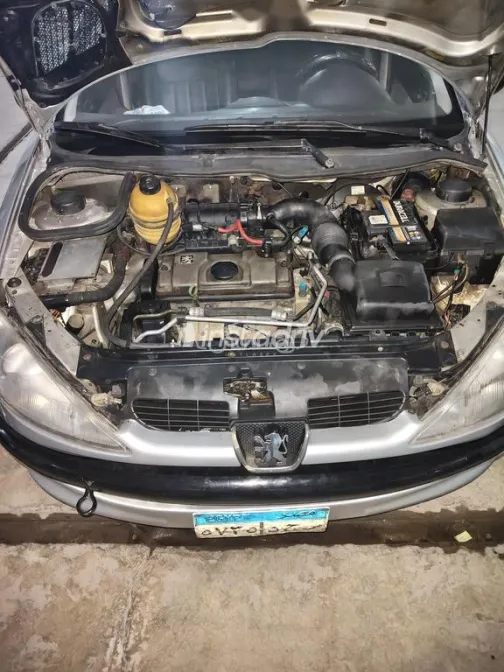 بيجو 206 2001 فضي مستعملة للبيع - 4