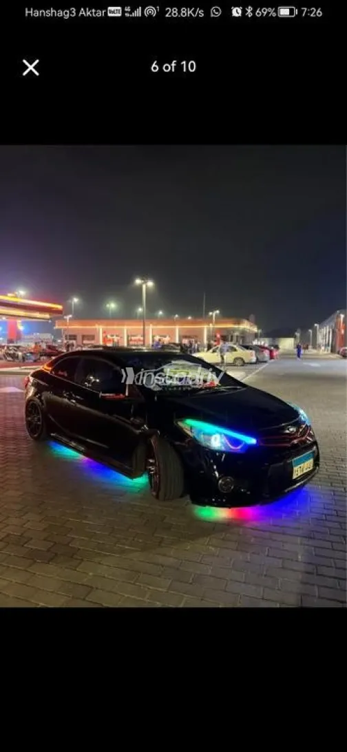 كيا سيراتو كوبيه 2015 أسود مستعملة للبيع - 1