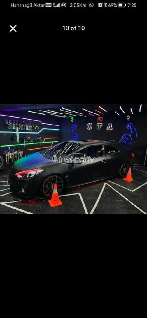 كيا سيراتو كوبيه 2015 أسود مستعملة للبيع - 3