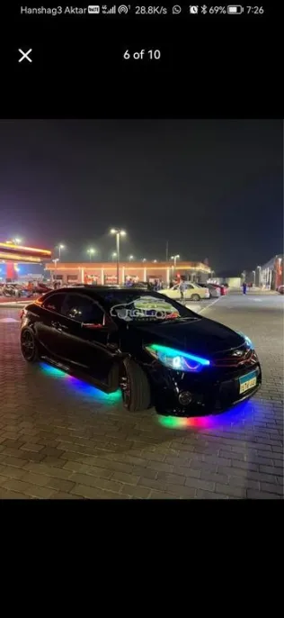 كيا سيراتو كوبيه 2015 أسود مستعملة للبيع