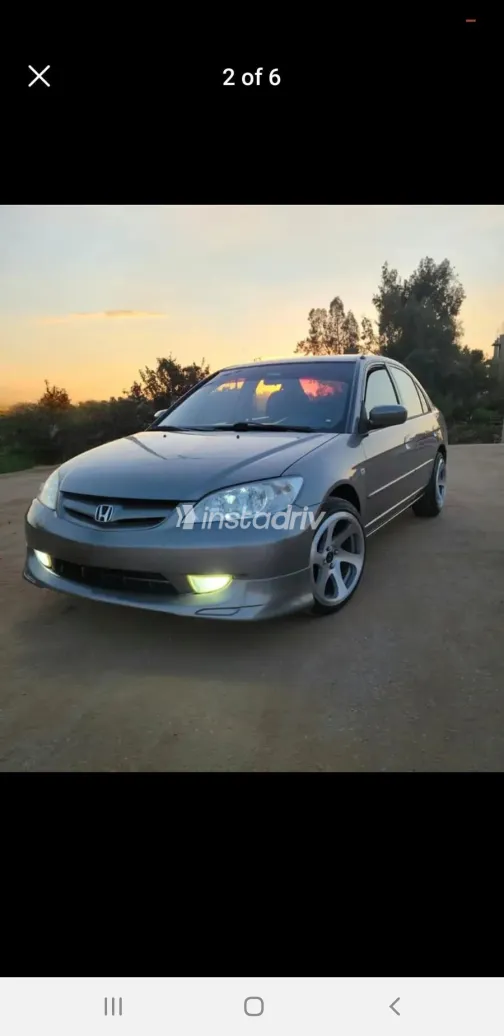 هوندا سيفك 2005 أبيض مستعملة للبيع - 3