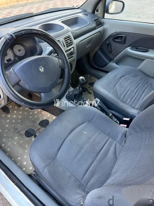 رينو كليو 2005 أبيض مستعملة للبيع - 4