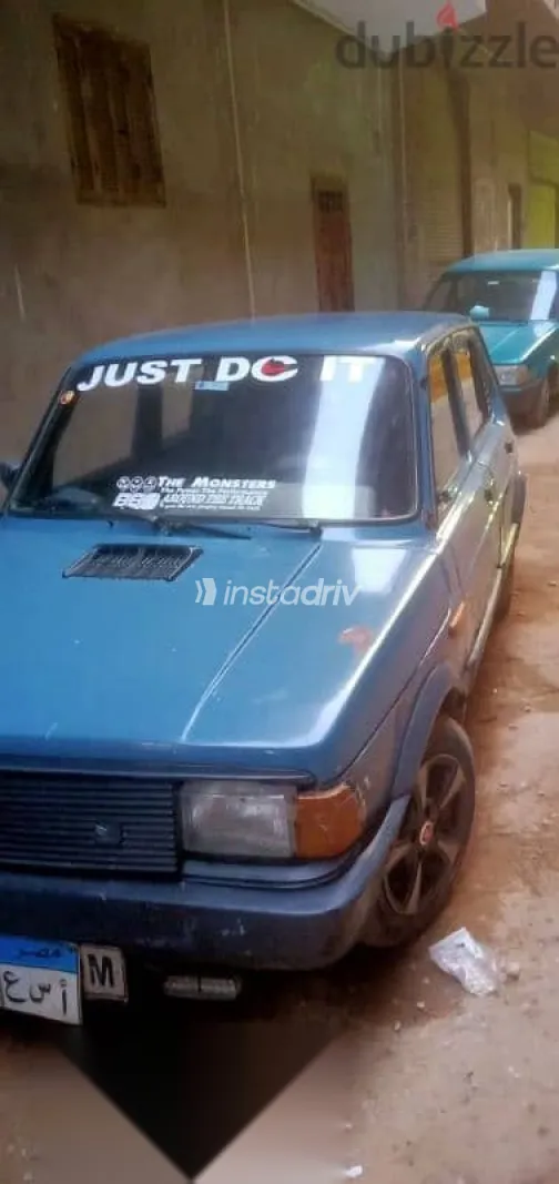 فيات 127 1986 أزرق غامق مستعملة للبيع - 3