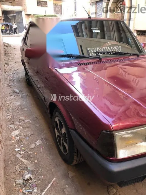 فيات دوجان 1992 أحمر مستعملة للبيع - 1