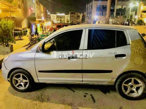 كيا بيكانتو 2008 فضي مستعملة للبيع - 2