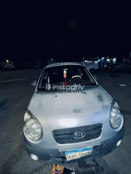 كيا بيكانتو 2008 فضي مستعملة للبيع - 4