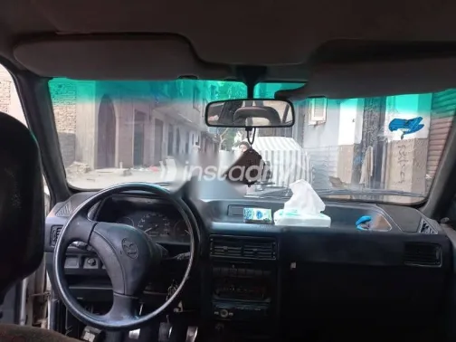 هيونداي اكسيل 1996 أبيض مستعملة للبيع - 9