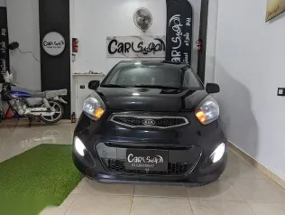 كيا بيكانتو 2012 أسود مستعملة للبيع