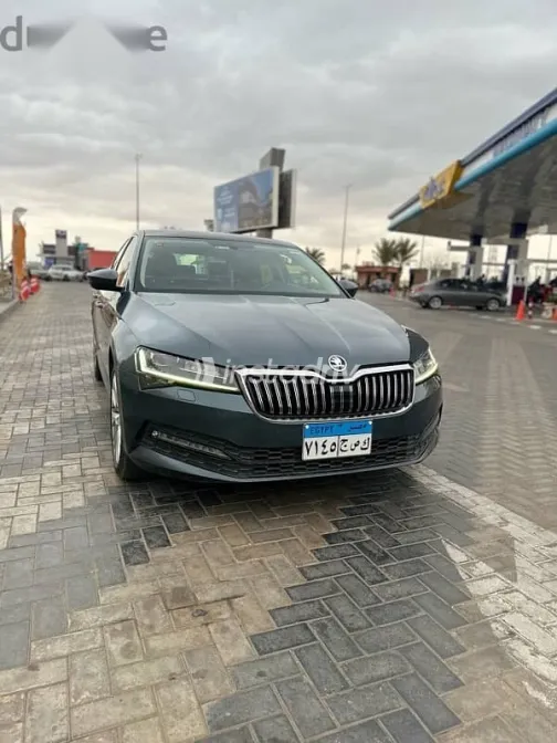 Skoda Superb 2021 Dark Blue Used for Sale - 3