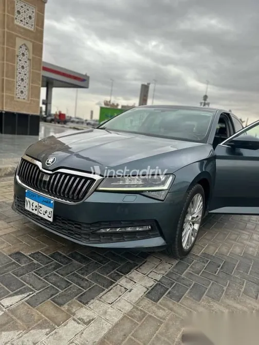 Skoda Superb 2021 Dark Blue Used for Sale - 8