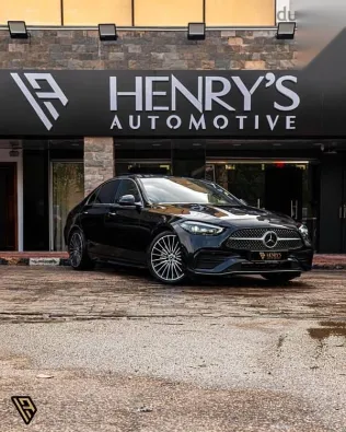 مرسيدس C 180 2024 أسود جديدة للبيع